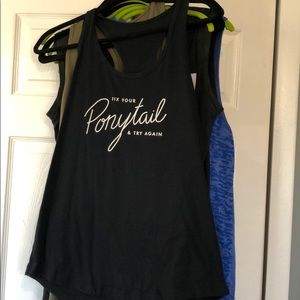 Mixed Lot of 7 Workout CrossFit Tank Tops